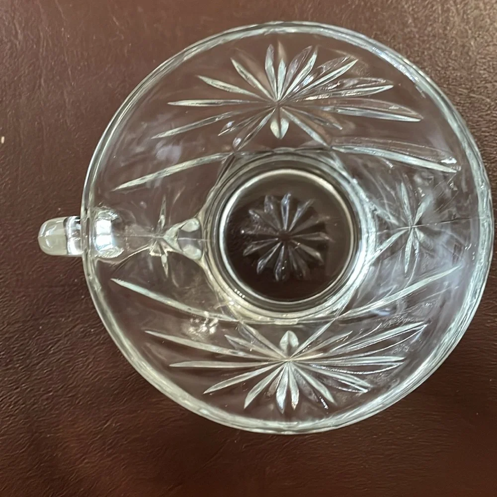 VTG Anchor Hocking Glass Starburst Replacement Cup